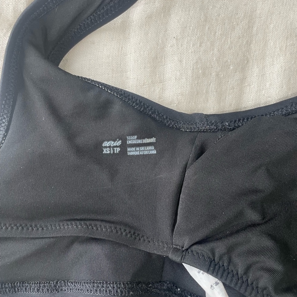 Black Aerie Swimsuit top - Picture 3 of 3